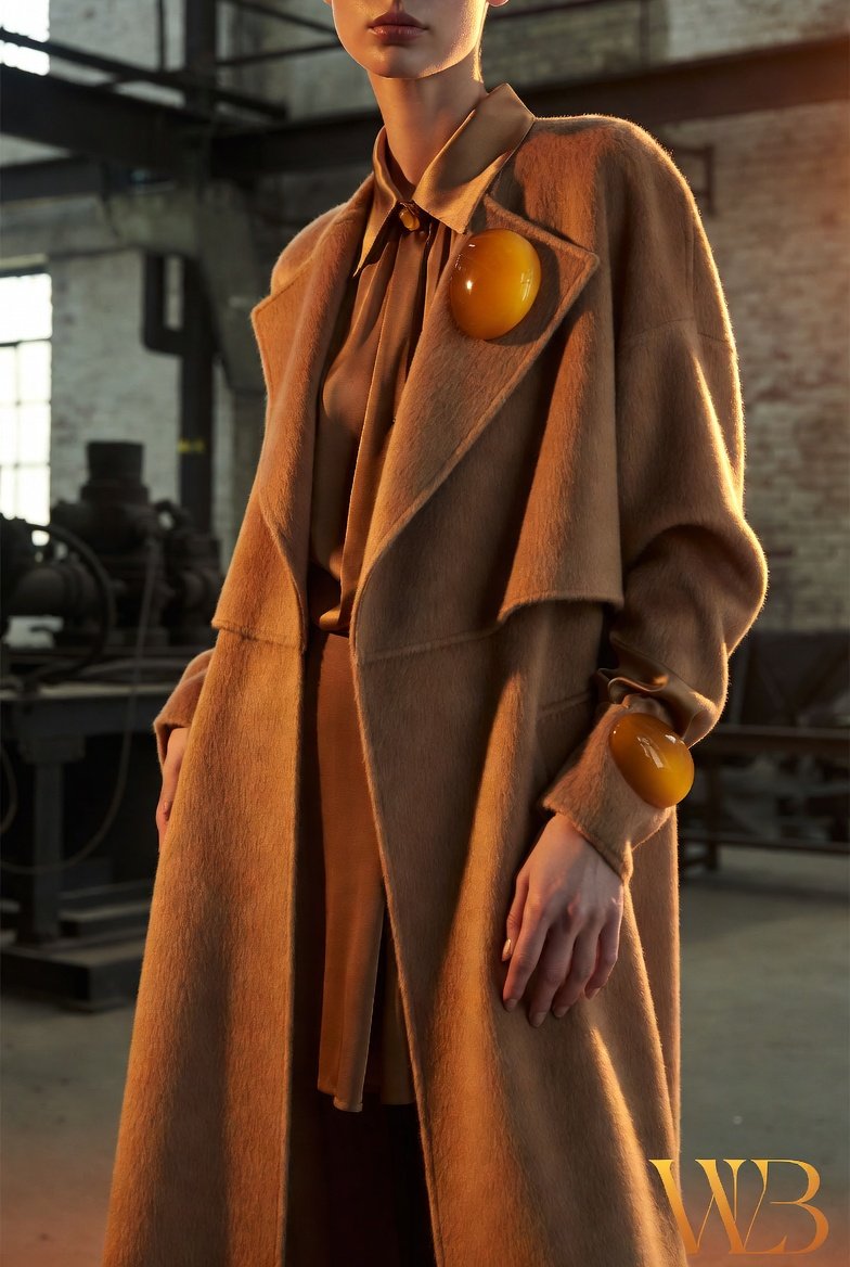 WLBhvq's tweet photo. Look 2: Ember Veil
Soft power in camel. The Ember Veil trench wraps you in warmth and quiet strength
 #CamelTrench #AmberForge #WLB https://t.co/3V3DBGPbU5
