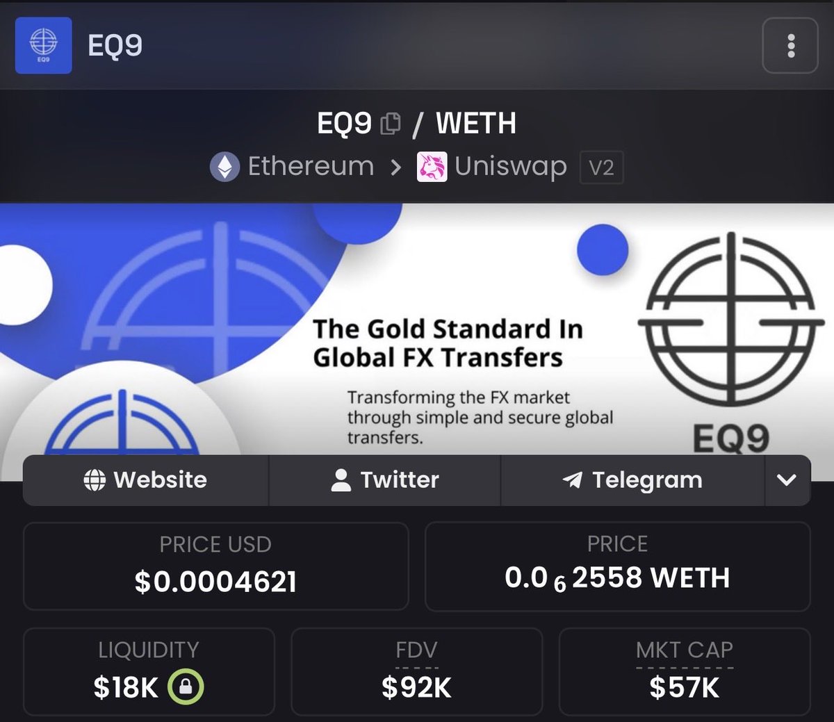 DarkSenpaiOld's tweet photo. Day 414: Bull posting #EQ9 until it reaches $100M market cap.
Faster. Cheaper. Smarter. Unstoppable. ๐ช
๐ซด๐ต https://t.co/a2ZNvhrl5n