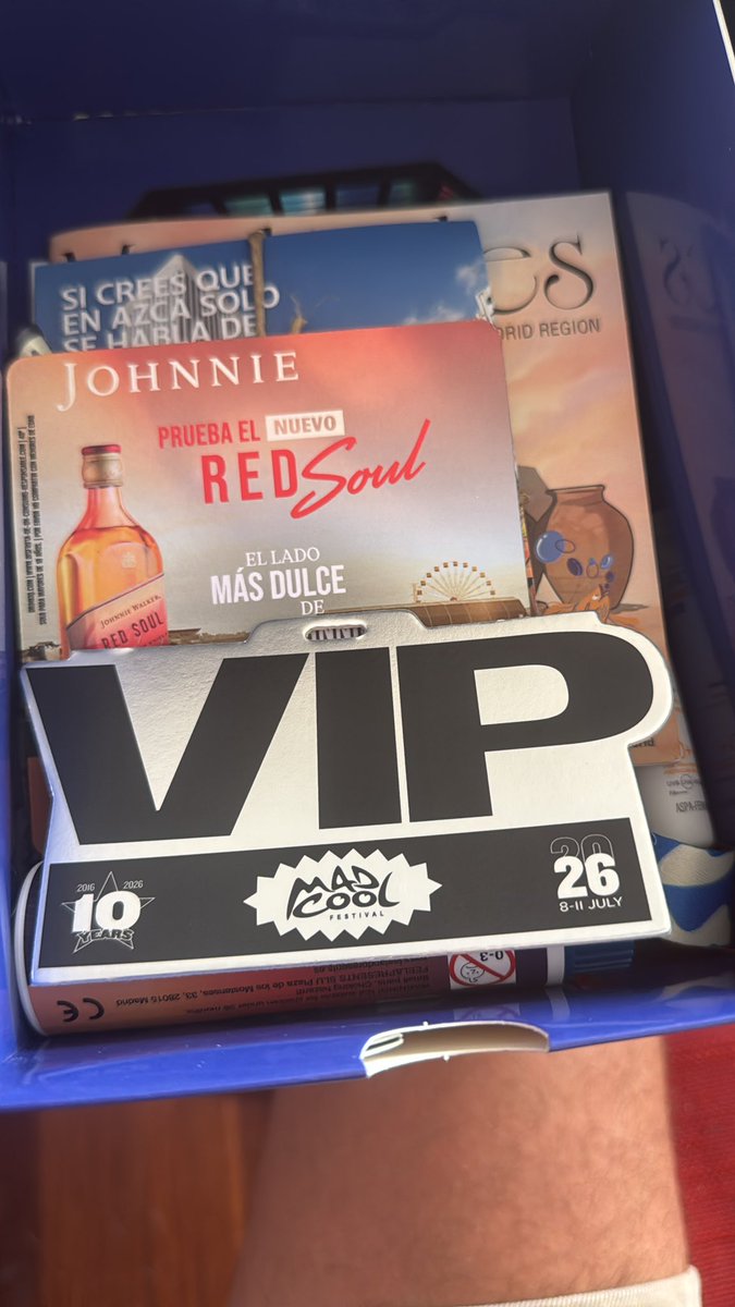 mario_sanro's tweet photo. Se venden 2 entradas VIP para el sábado día 11, festival Mad Cool de Madrid. 
Muy buen precio, se venden por no poder ir a última hora.  
Cualquier duda MD. https://t.co/f8udzFw6VR