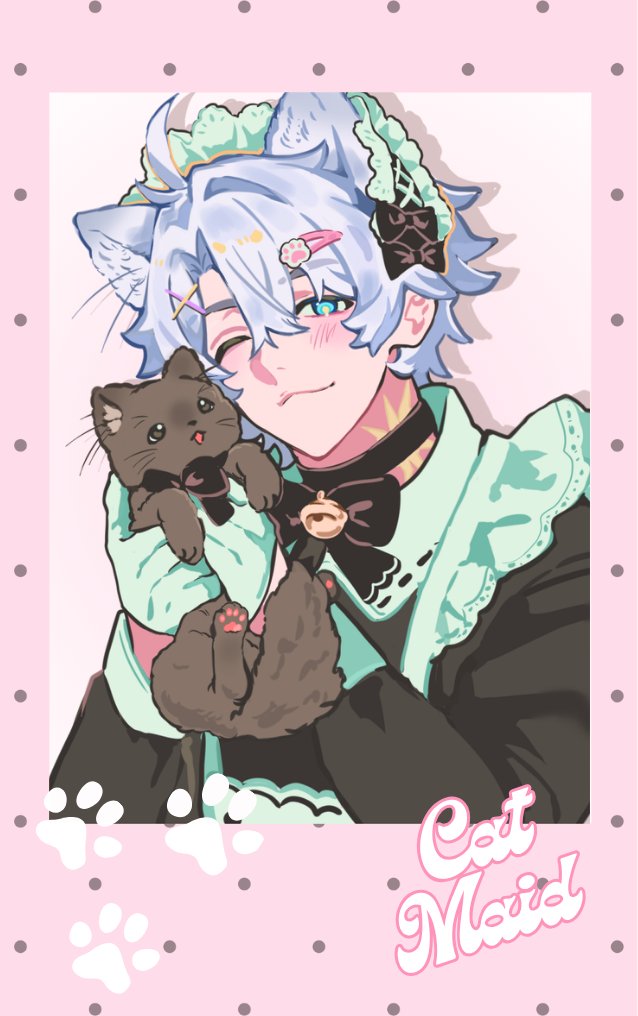 x112maox's tweet photo. Chrysos heir Cat Maid 🍰😺

#HonkaiStarRail #Phainon #Anaxa #Mydei #Danheng https://t.co/vPErx0iZCh