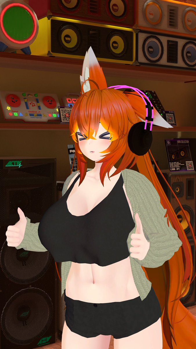 Jawsofailure's tweet photo. Hanged out with Tug listening to music last night
#vtuber #vrchat https://t.co/3vnpDfPRwI