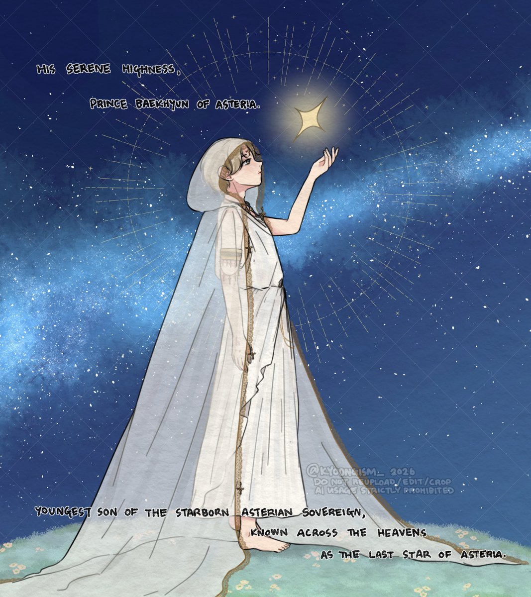 kyoongism_'s tweet photo. a #chanbaek fantasy au ☀️🌟 ―
               helion and asteria ;- chapter one

❝ the sun meets the star ❞

[2/4]