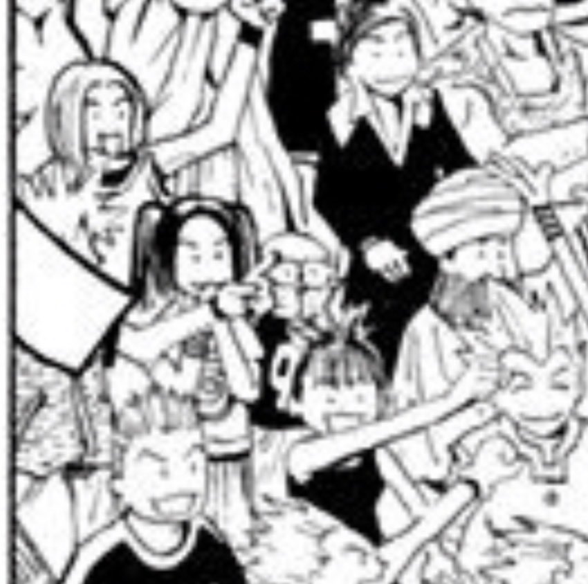 themolts's tweet photo. HUNTER×HUNTERで意外と知られてない小ネタといえば、GI編ラストのパレードに冨樫先生が参加してること。
昔2ちゃんのハンタスレに書き込んだらあんまり皆んな知らなかった。 https://t.co/IhIUvmEJNa
