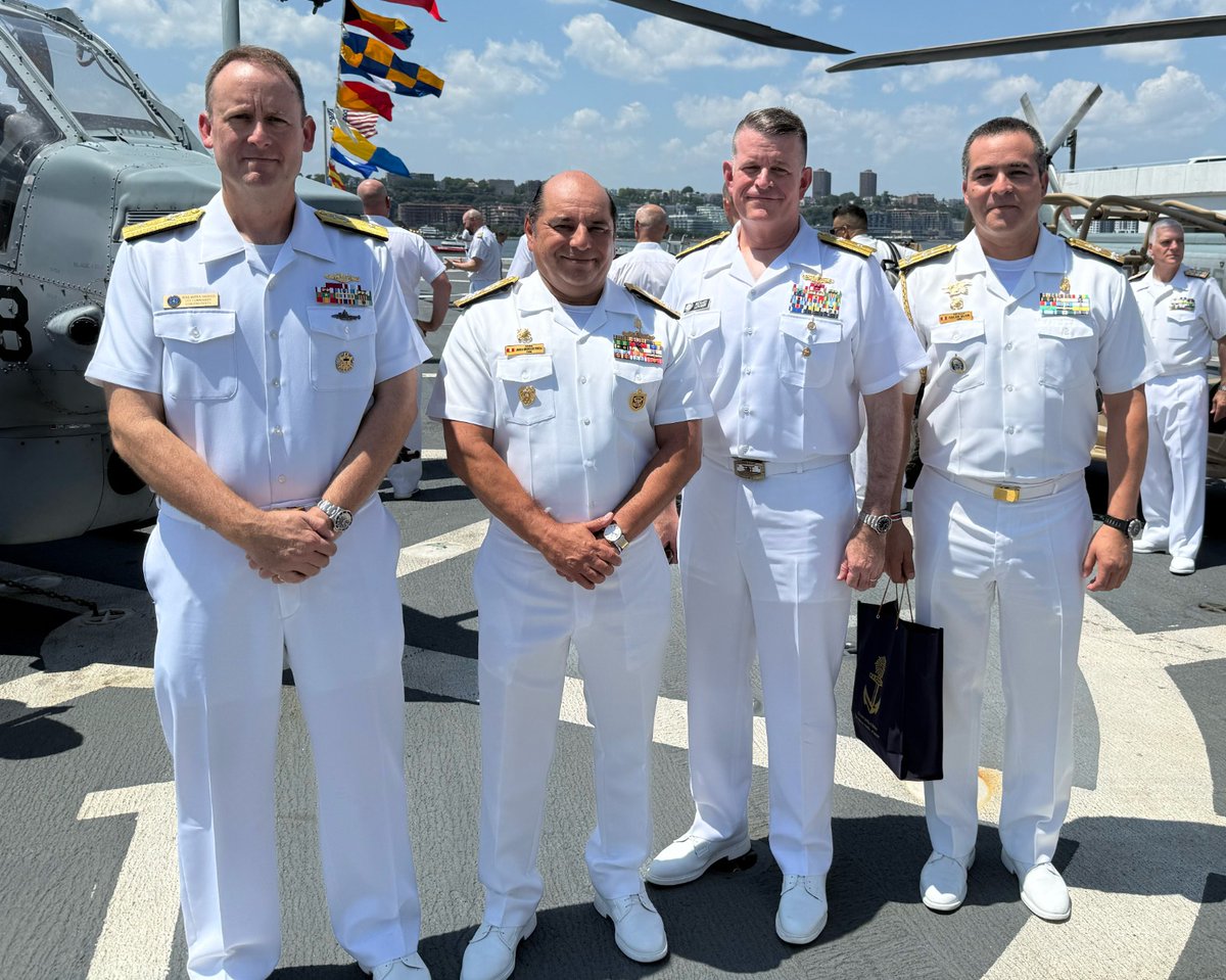 navy_reserve's tweet photo. Acting Chief of Navy Reserve Rear Adm. Richard S. Lofgren joined maritime leaders from around the world for a historic week-long celebration during the International Naval Review (INR. INR 250 brought together more than 130 navies and coast guards from around the world. @USNavy https://t.co/nMjnCjcg0m