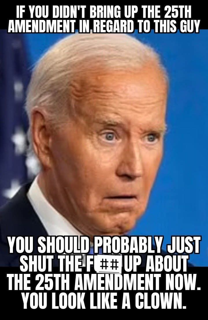 TommyLambertOKC's tweet photo. @KatManDoToo2 @LauraLoomer @ScottJenningsKY, @RepJackKimble, two puppets repeating the #LiberalLie. Copying and pasting their post about the vegetable lying on life support in ICU.
Lies are all liberals have.
The same people telling us @SenMcConnell is doing well told us repeatedly that Biden was ok. https://t.co/omijazrGPe