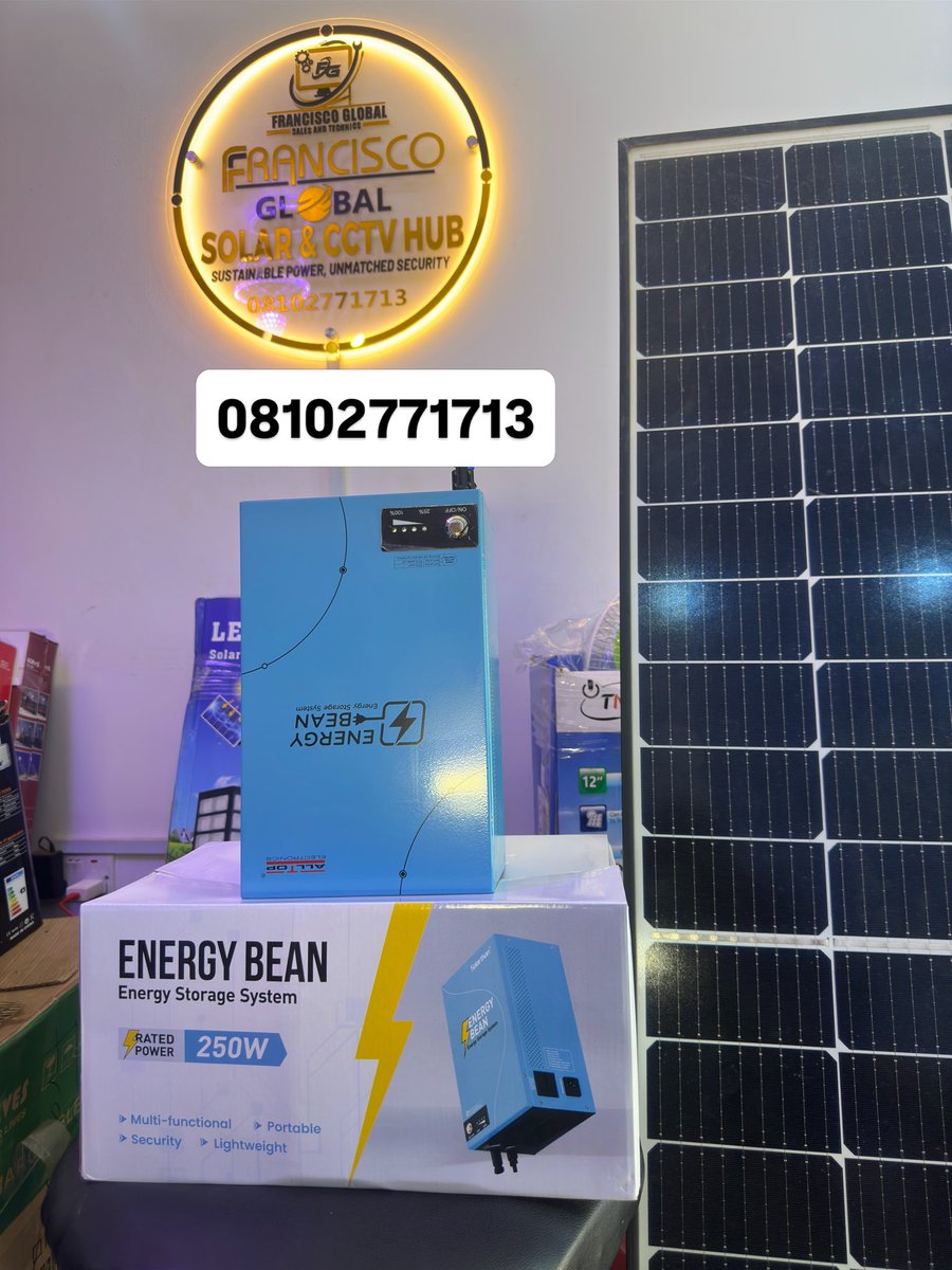 Francisco_Tech1's tweet photo. 🔋⚡ Stay powered every day with the Energy Bean 250W / 1000Wh Solar Generator!

💰 Generator Price: ₦250,000
☀️ 200W Solar Panel: ₦50,000

Enjoy clean, reliable power anytime, whether at home or in your shop.

📍Awka, Anambra State
📞 08102771713

#EnergyBean #SolarGenerator https://t.co/yVpNblhXO5