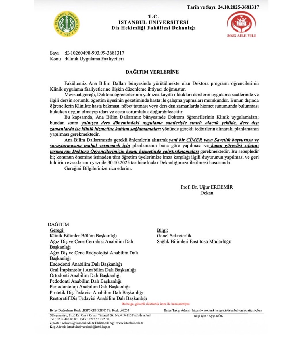 Seymakkole's tweet photo. Baskı altında çalıştırılan doktoralıların baktığı binlerce hasta üzerinden alınan ücretler kimlerin üzerine kaydedildi? Ortada usulsüz bir SGK kazancı ve kamu zararı var mıdır? Araştırılmasını talep ediyoruz. #UzmanlıkAyrıDoktoraAyrı @RTErdogan @saglikbakanligi @ozkan_prof @profokumus_ @mmkilicarslan @drmemisoglu @cuneytozdemir @HMBakanligi @cemkucuk55 @haskologlu @nevsinmengu @OzlemGurses @dtcuneytaldemir @suayipbirinci @erolozvar @drmemisoglu @DrYerebakan @memetsimsek @tcbestepe @Akparti @NATO