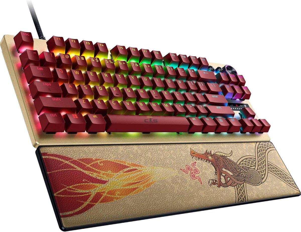 selectandshare's tweet photo. Ton aim est toujours aussi mauvais sur CS2 ? 🎯

Désolé, le clavier ne fera pas les kills à ta place… mais au moins tu auras un setup de champion 😭⌨️

Le Razer Huntsman TKL édition CS2 (QWERTY attention) est en promo 👇

https://t.co/JFcVdULrDY

#CS2 #Gaming https://t.co/iheMuxHLPY