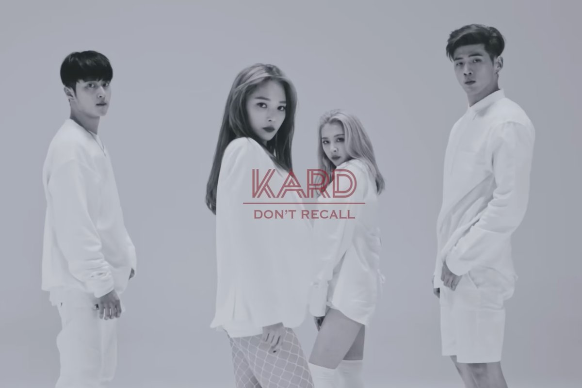 soompi's tweet photo. #KARD's "Don't Recall" Becomes Their 1st MV To Hit 100 Million Views
https://t.co/Z2MnM2P2Hs https://t.co/WGUwqBuBqf