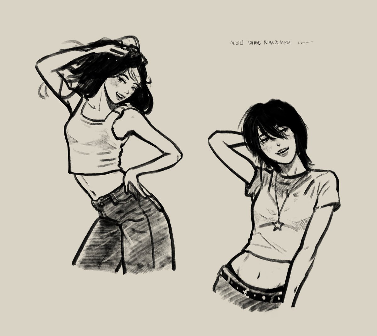 sin_daybreak_'s tweet photo. Rima, Maya #NiziU https://t.co/GvOaG08Tua