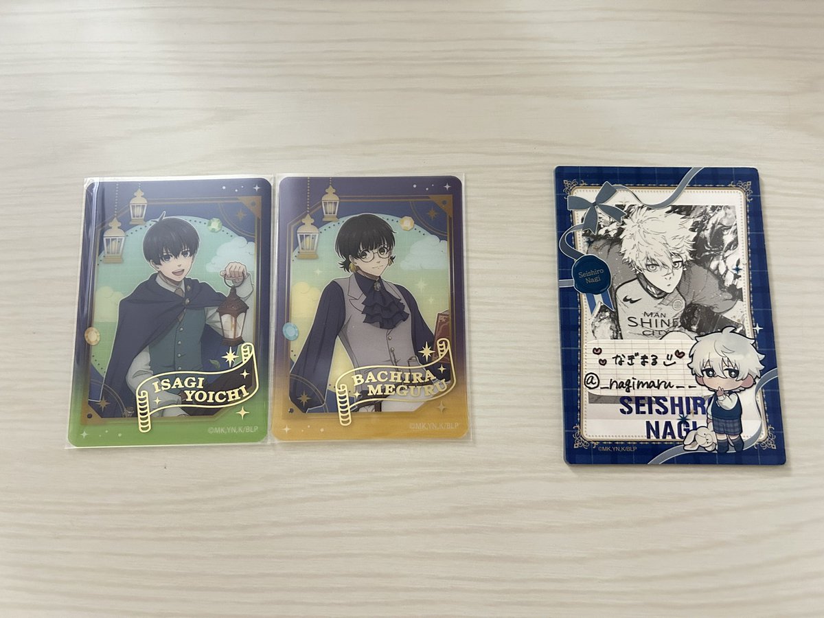 _nagimaru__'s tweet photo. ブルーロック ふぁぼカ vol.17 シーカー 交換

【譲】潔くん、蜂楽くん

【求】同種凪くん

検索からでもお声かけください⟡.*
郵送交換希望📮 https://t.co/Ei4G7vTWtt