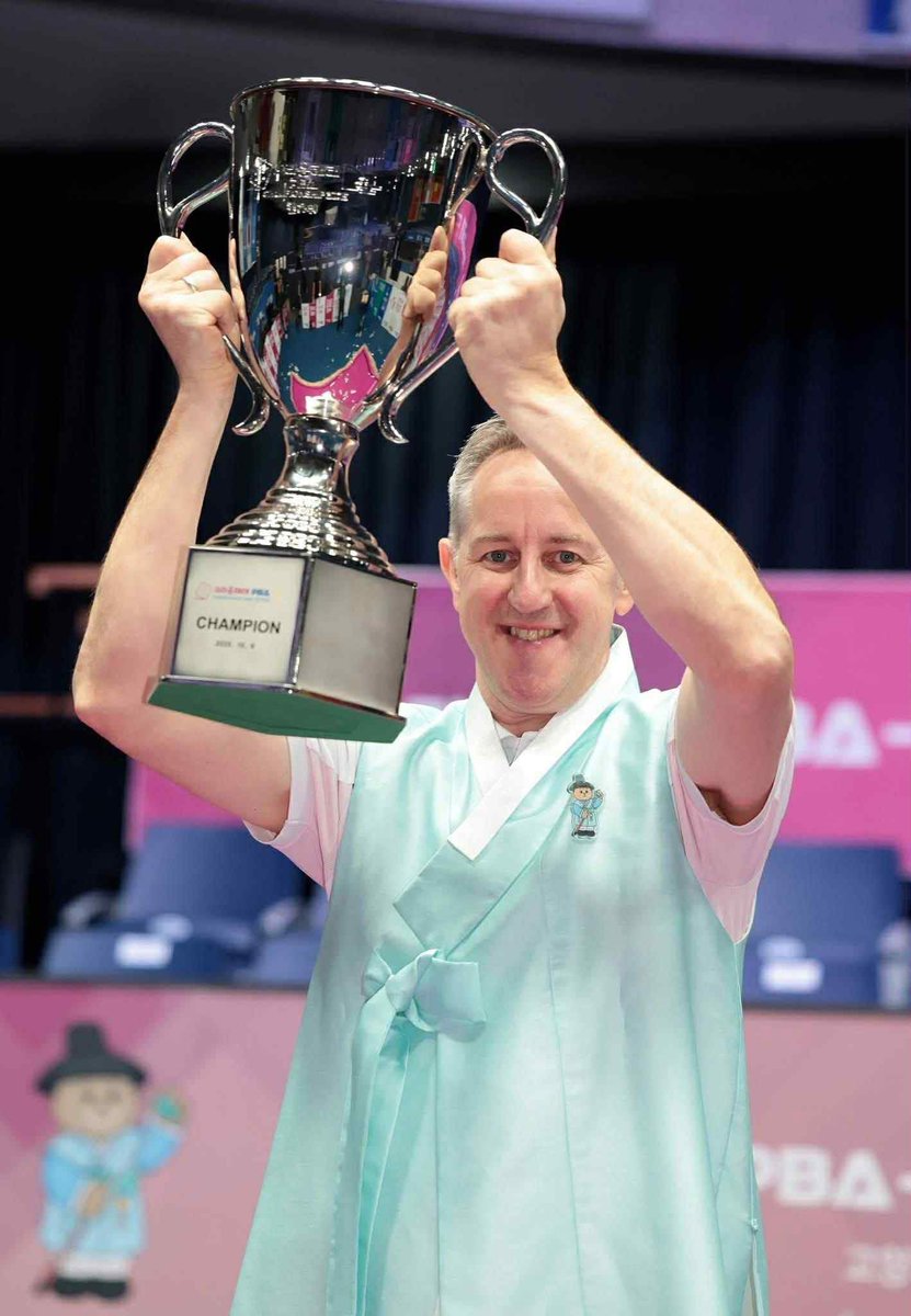 Alchemy_Method's tweet photo. 🏆 Crown Haitai PBA Champion 2025!
Huge congratulations to Eddy Leppens on an incredible run to the title and becoming the new PBA World No. 1. Honoured to play a small part in the journey. The best is still to come. 🧠💪
#AlchemyMethod https://t.co/eDWU9ar9tq