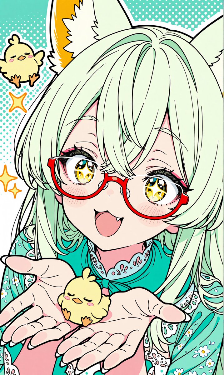 isoHAL830's tweet photo. 慣れないSNSで少し疲れました😔
ケモ娘だけは元気でいてもらうことにします💚

*Tag / Street Pop, Character Illustration* 
#AIart #ケモ耳
##isoHAL_Gallery https://t.co/MznkY0TgKA