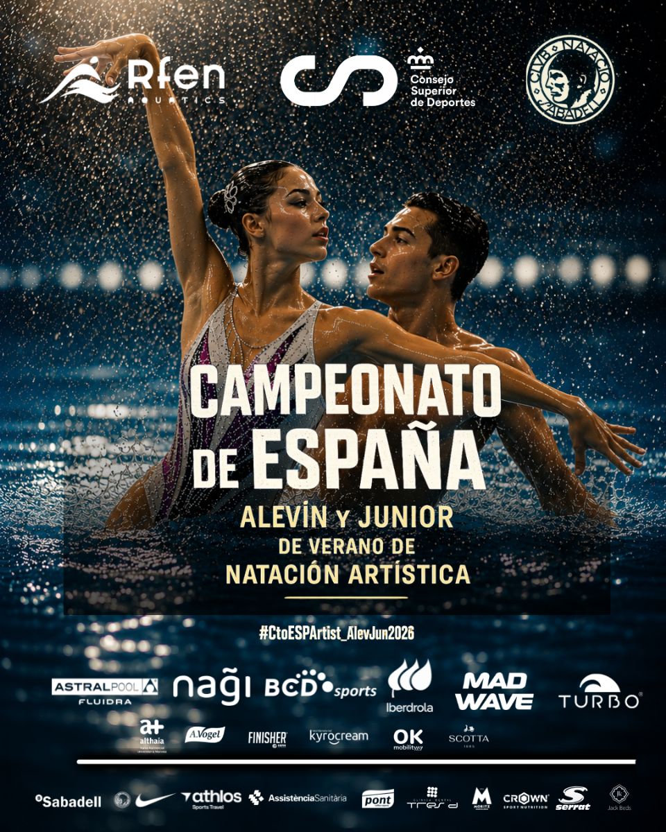 RFEN_Oficial's tweet photo. 🧜 SABADELL | Arranca un Campeonato de España Alevín-Júnior de Verano apasionante

🔗 https://t.co/XZNPBz7Uh5 https://t.co/ER8Q91I83n