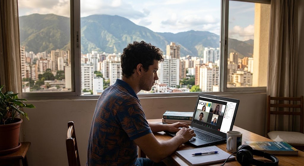 enlaucab's tweet photo. Recomendaciones ante el reinicio del semestre en modalidad virtual

El vicerrector académico, José Francisco Juárez, exhortó a los profesores a mantenerse en diálogo con los estudiantes, conocer sus situaciones particulares y adaptar los contenidos y evaluaciones pendientes ante la contingencia.

«El rigor académico no puede estar en contradicción con la flexibilidad que demandan estos días», dijo📎https://t.co/2Scvk1yCpJ