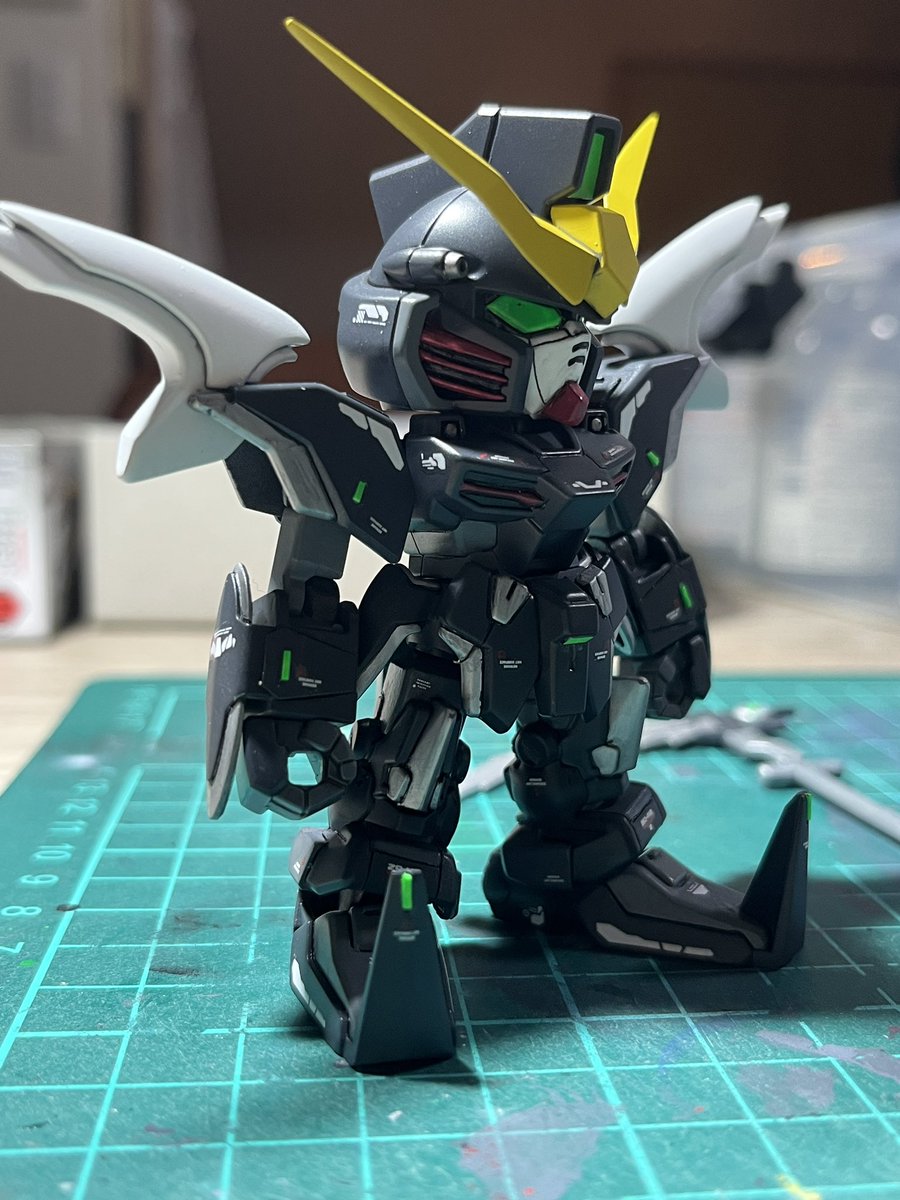 mrym1227's tweet photo. 情報量がだいぶ増えました。そろそろゴールが見えてきました。来週中にロールアウトできそう。
#ガンダムデスサイズヘルEW #SDEX #グッドマークデカール #ハイキューパーツ https://t.co/5pRKKPk047