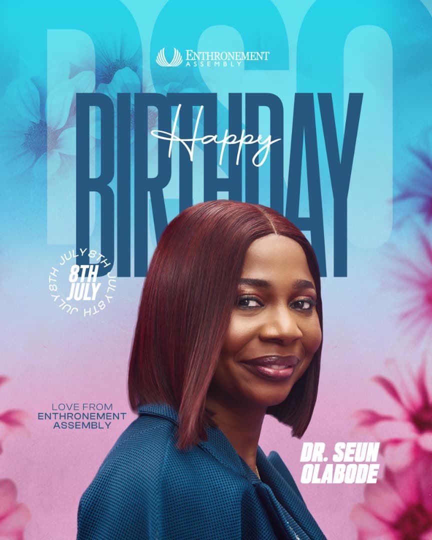 tkingdommandate's tweet photo. Happy Birthday, Dr. Seun Olabode @DrSeunOlabode 🎂

Today, we celebrate a rare gift to this generation - a leader, mentor, teacher and a counselor.

Your life is a reflection of God’s goodness and your impact speaks beyond words, Ma.

Thanks so much, we Love and celebrate You!!! https://t.co/oJwjx196Bu
