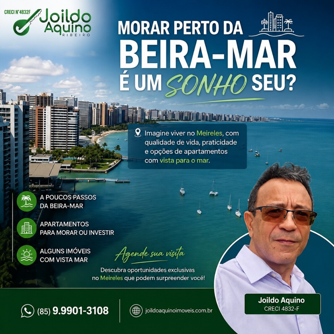 joildoar's tweet photo. 🌊 Morar no Meireles, perto da Beira-Mar, é um sonho seu?
📲 Quer conhecer as melhores oportunidades disponíveis hoje?
📲 Fale comigo e agende uma visita (85)9.9901-3108
🌐 https://t.co/eptcOafFYj https://t.co/yOSp6TAqB3