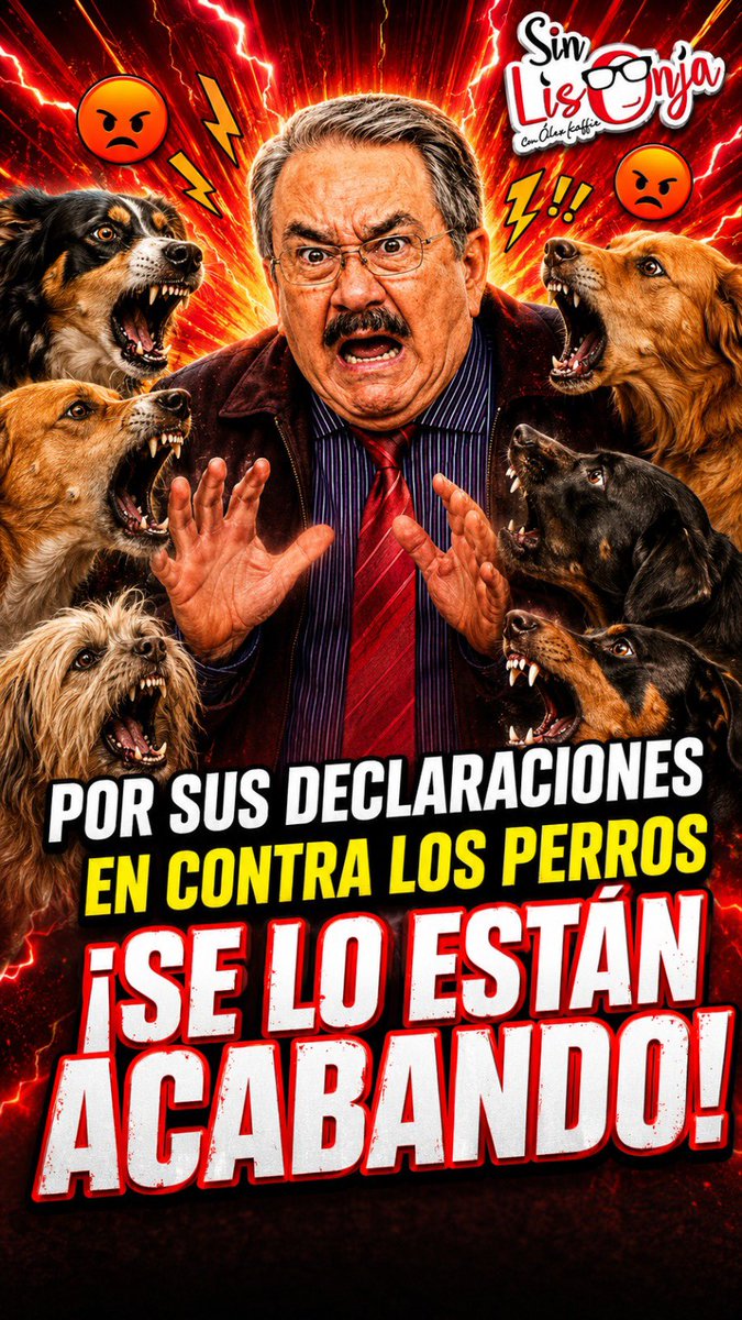 Kaffievillano's tweet photo. Por sus declaraciones contra los perros, ¡se están acabando a Pedro Sola!

https://t.co/qQ1PA399R9 https://t.co/efr1PQnMCr