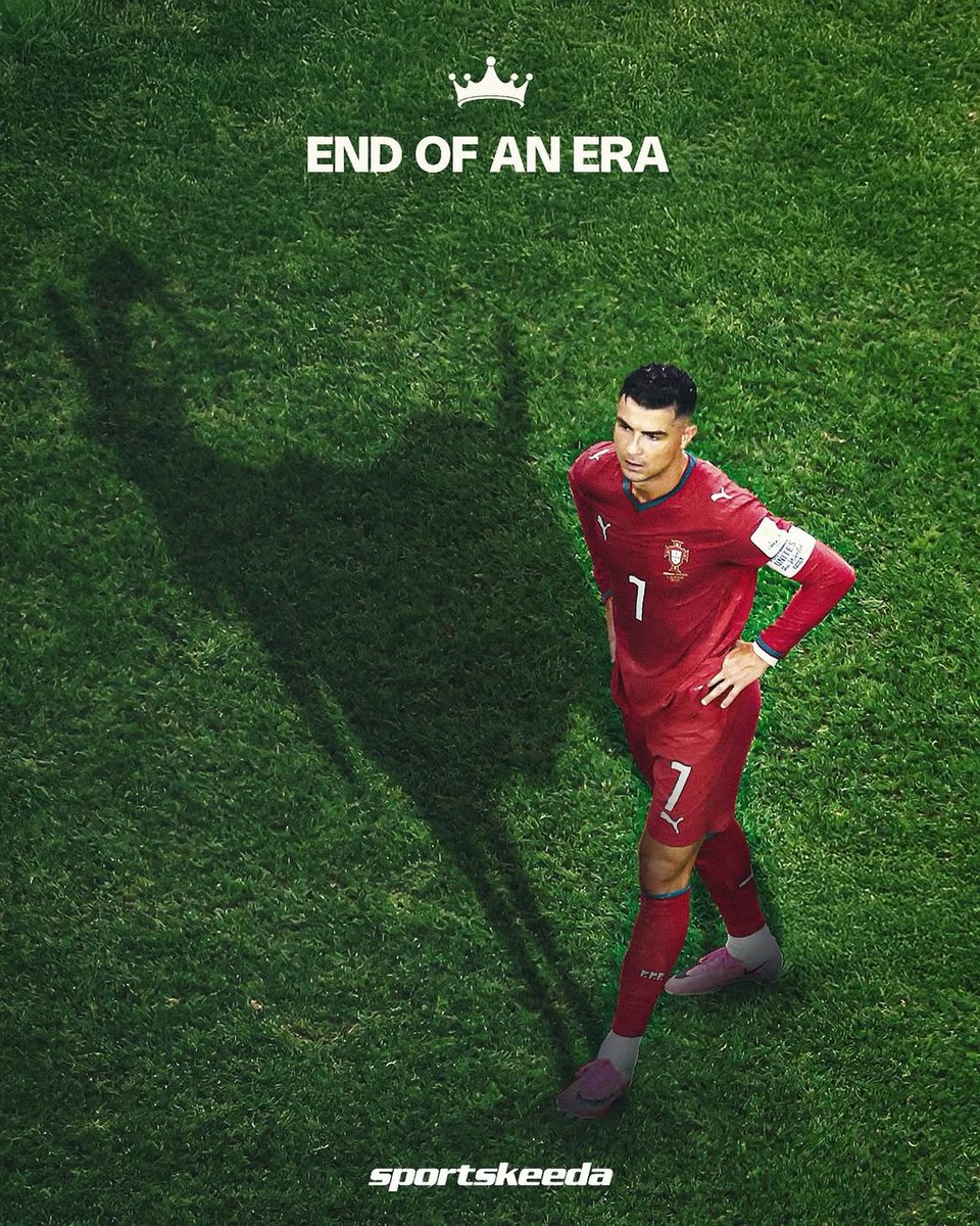 VarunBhat22's tweet photo. Cristiano Ronaldo being criticized for failure to win the World Cup is unacceptable. Not winning the World Cup can never affect Ronaldo's legacy. Before Ronaldo, Portugal never won a single trophy at the International stage. However, Ronaldo led Portugal to three trophies. That alone is a major achievement. The forced hate against Ronaldo must stop. It's time to respect him as he remains one of the greatest players in football history. Siuuuuuu!!! 🇵🇹7️⃣ 

@Cristiano ❤️🫡

#Football #FIFAWorldCup #Portugal #CristianoRonaldo