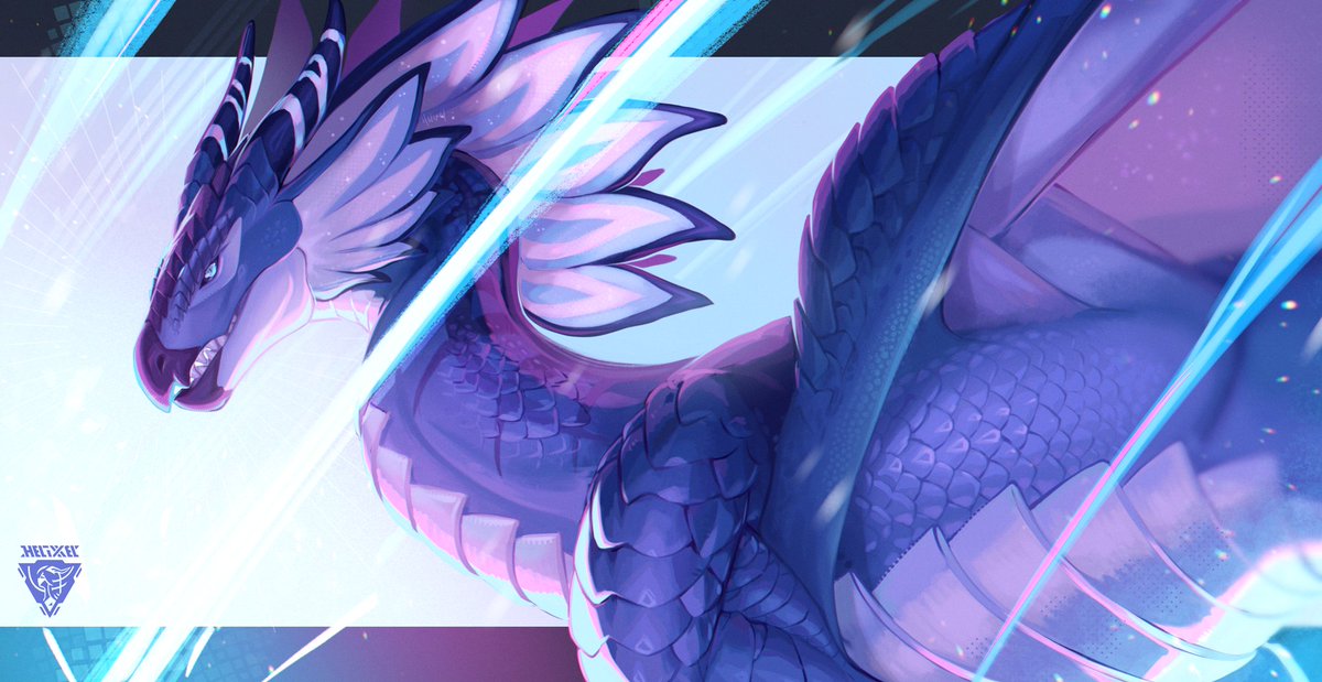 Helixel's tweet photo. Second attack..its dragon time!

#artfight2026 https://t.co/6KmHvwdgFa