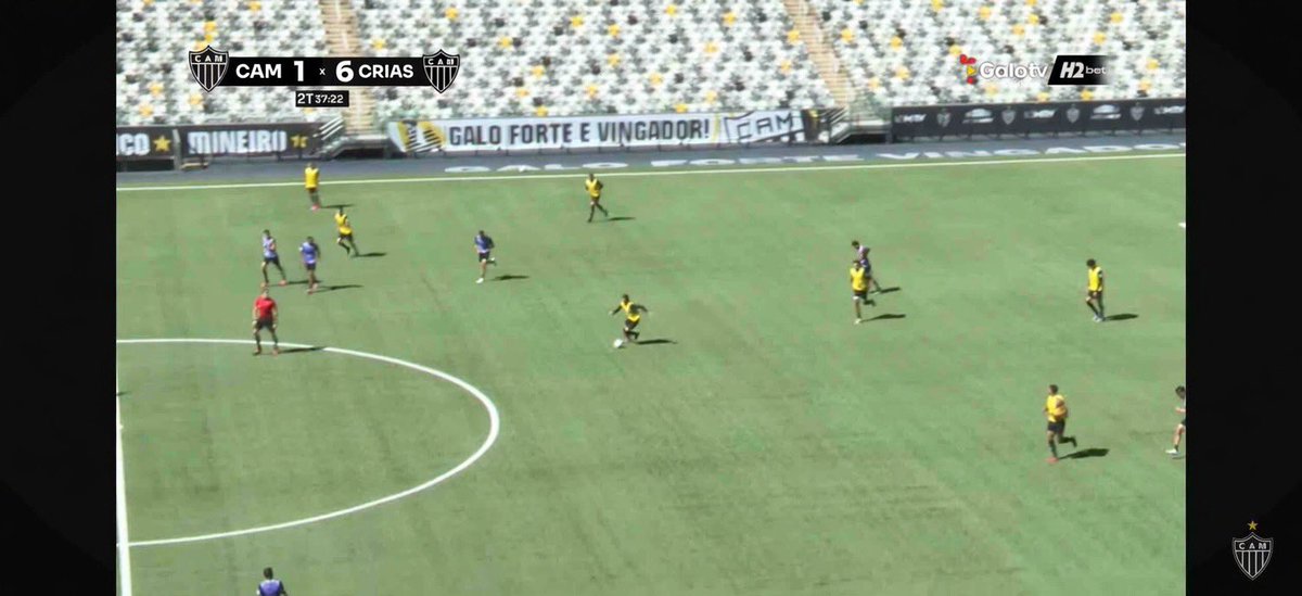 etatleticano's tweet photo. o time titular do galo está perdendo por 6x1 para sub 20 no jogo treino… https://t.co/EzACktCgO5