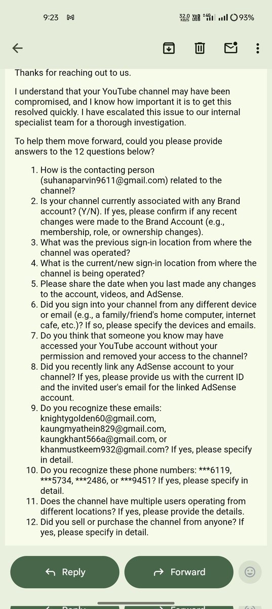 K21714K's tweet photo. Hi @TeamYouTube, my Entertainment channel ' Channel ID: UCCKnr-uOtj6U0Q0M0-22uJw' has been hacked and removed. I have already submitted the official recovery form, but I need urgent assistance as this channel provides entertainment content. #teamyoutube https://t.co/HnSV0b4GAC