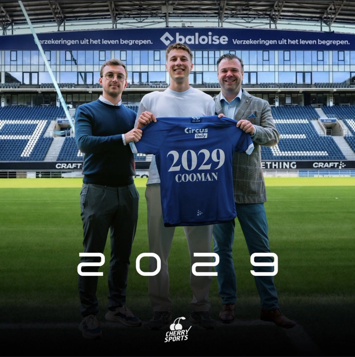 cherrysports's tweet photo. 𝗟𝗔𝗥𝗦 𝗖𝗢𝗢𝗠𝗔𝗡 | 𝗞𝗔𝗔 𝗚𝗘𝗡𝗧 🔵⚪️

A next step in your journey Lars. Keep believing, keep improving 💪🏼

#BetterTogether 🍒 https://t.co/AfQUUrIK7f