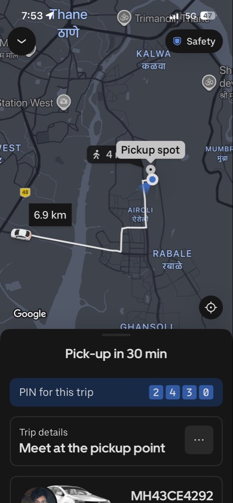 amarbarla's tweet photo. @Uber_India what happened to ur services. Cab driver accepts the ride and goes in completely different direction and does not even cancel the booking. It is happening with me multiple times now. https://t.co/JTJqa6xyMM