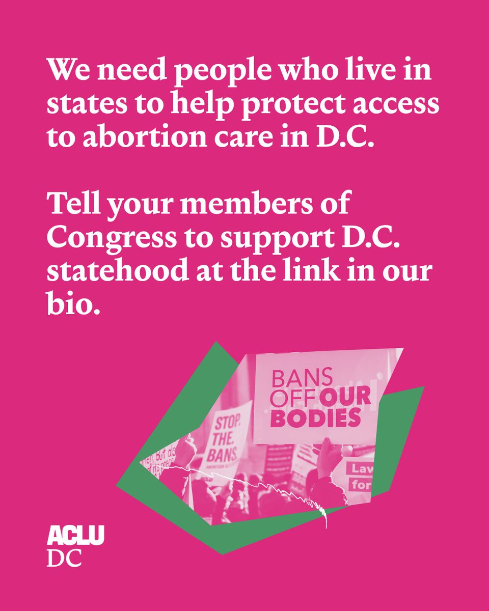 ACLU of the District of Columbia tweet media