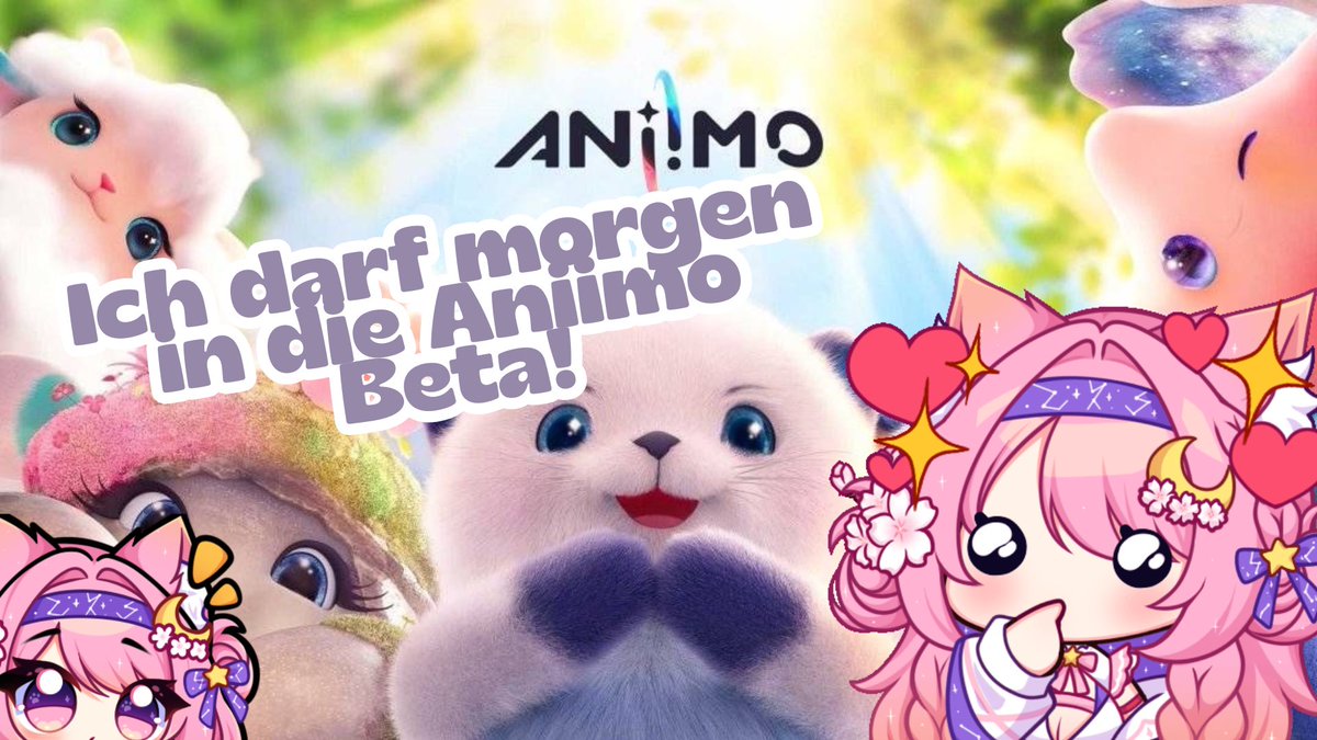 LeahMoonpie20's tweet photo. YEEEEES! Ich darf morgen auch endlich die Aniimo Beta spielen!!! 😭😭💖

• Wir sehen uns morgen gegen 16 Uhr Live!! 💖💖💖💖🌸 https://t.co/Xog0Ubv45v