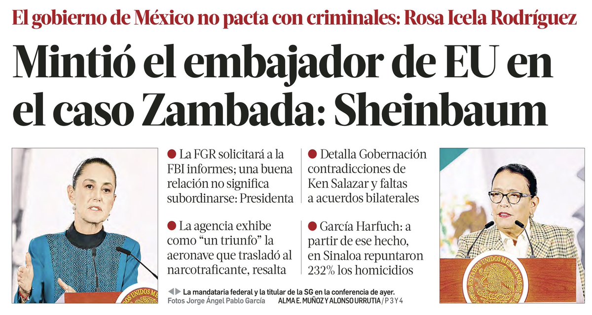 JLozanoA's tweet photo. 🚨Aclaraciones pertinentes: por supuesto que el gobierno de México pacta con criminales. No mamen. Es público y notorio. 

El embajador de EU @KenSalazar no mintió. Más bien, siguiendo instrucciones de Washington D.C., no dijo lo que sabía por desconfianza a este narcogobierno. https://t.co/hgz2SaYeO5