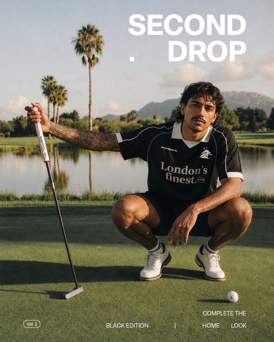 Bridgways's tweet photo. SECOND DROP IS HERE ⚫️🔥

A bold combination of jersey and short pants. Built with a clean look, premium feel, and everyday comfort.

Whatsapp: 0819-7395-4270 (@Bridgways)

Don’t miss the second drop. Secure yours now before it’s gone. https://t.co/ibdfBV2IyD