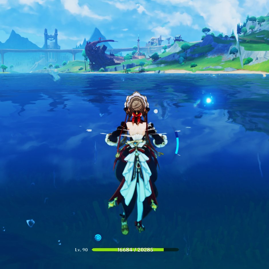 skirkreeyn's tweet photo. the concept of being from fontaine but cant do the dolphin leap https://t.co/LjRqf8WboQ