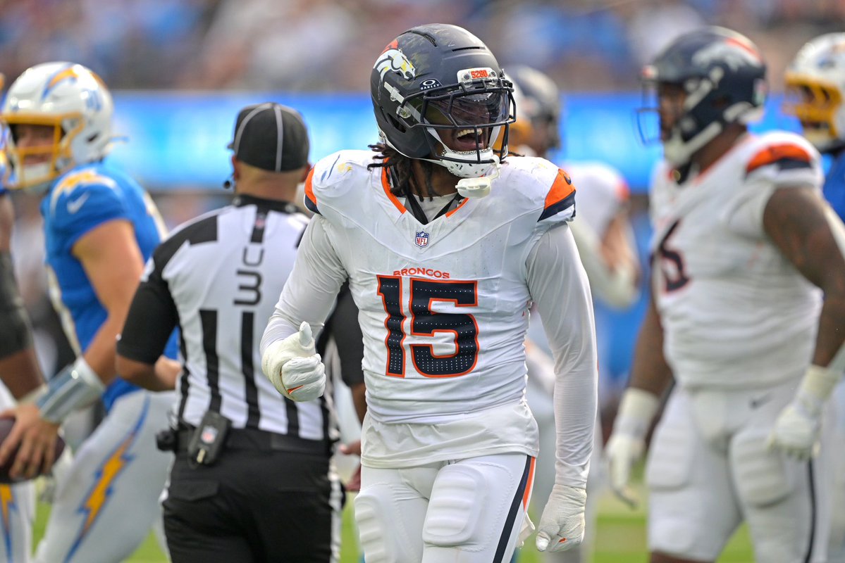 ZacStevens's tweet photo. Nik Bonitto was voted the 10th best pass rusher in the NFL among league coaches, executives and scouts via ESPN’s @JFowlerESPN.

“He's got maybe the best get-off in the league," said a high-ranking personnel evaluator with an NFL team. "Serious closing speed. He's on the quarterback as soon as the ball's snapped. Good spin move and excellent lower-body flexibility."👇