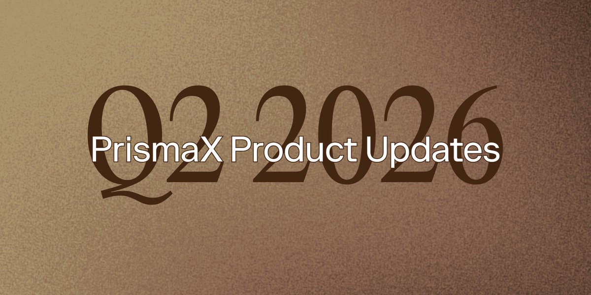 PrismaXai's tweet photo. Our Q2 2026 product update is live. Two shifts headline the quarter: Verify Quality opened to members, and Robot Fleet became a hardware marketplace 🧵👇 https://t.co/rJyRwNQMHG