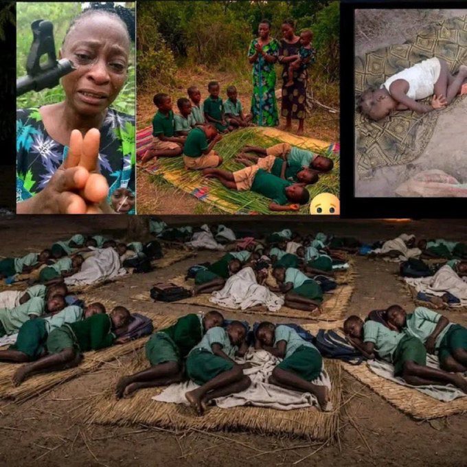 Amodaade's tweet photo. An ethnic group that has willingly and readily sold their souls, land and birthrights for the political ambition of one man should never be taken seriously in any form or shape. 

There are over 45 kids in captivity in Oyo forest. There are more than 30 people in captivity in Ekiti. Same goes for Ondo, Kwara, Kogi… 

And they’re willing to sacrifice more kids to keep that man’s political ambition alive. 

Are Yoruba kids really that expendable? Are they really that worthless to their leaders? 😭😭