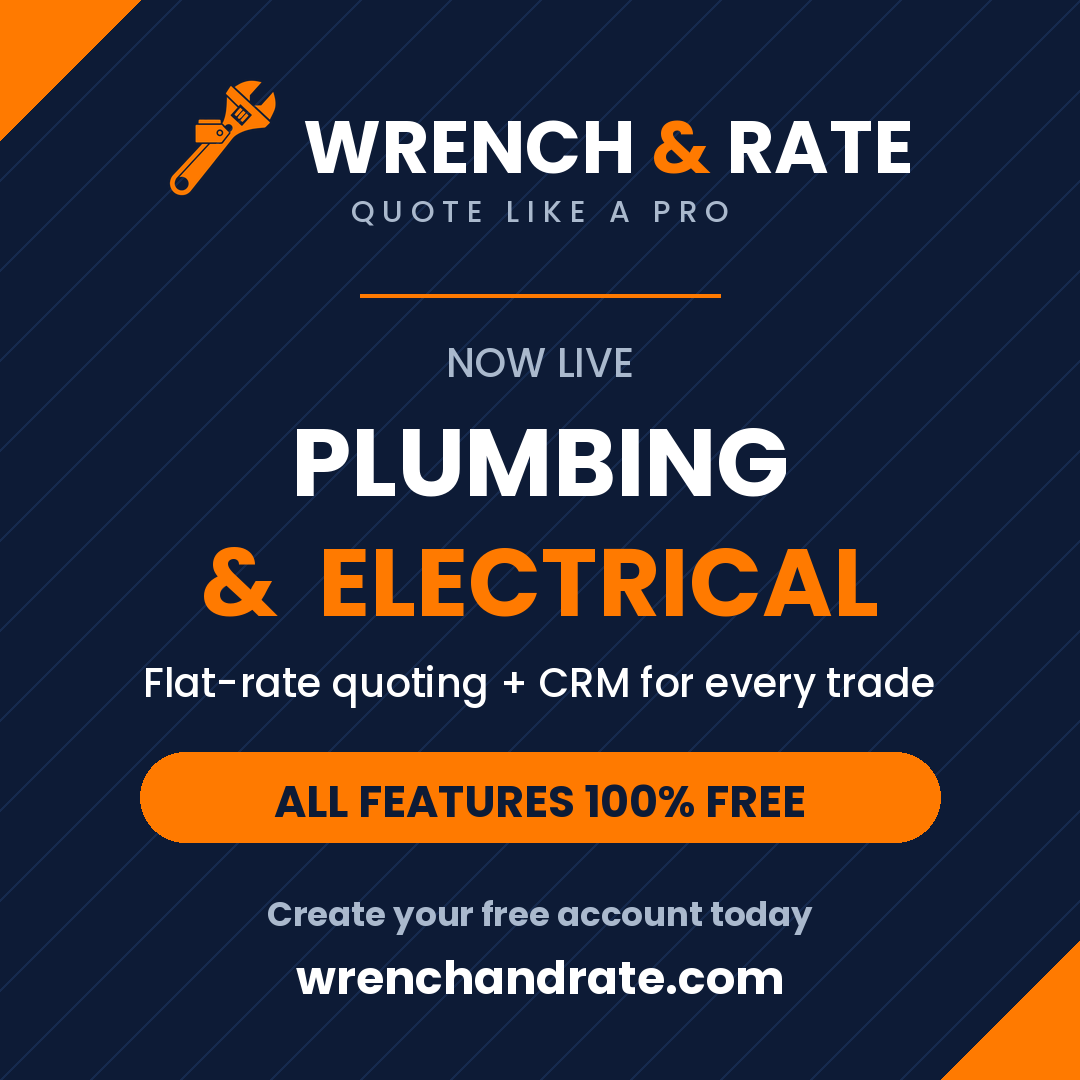 comfortreport's tweet photo. Tired of eyeballing quotes in the driveway?
Set your margin, labor rate, and good better best tiers once. Wrench and Rate does the math and you leave with the final number.
Watch to see all the features.
https://t.co/qSjqjEIQPC
#HVAC #HVACcontractor #FlatRate #WrenchAndRate https://t.co/RYw7QcpQ3i
