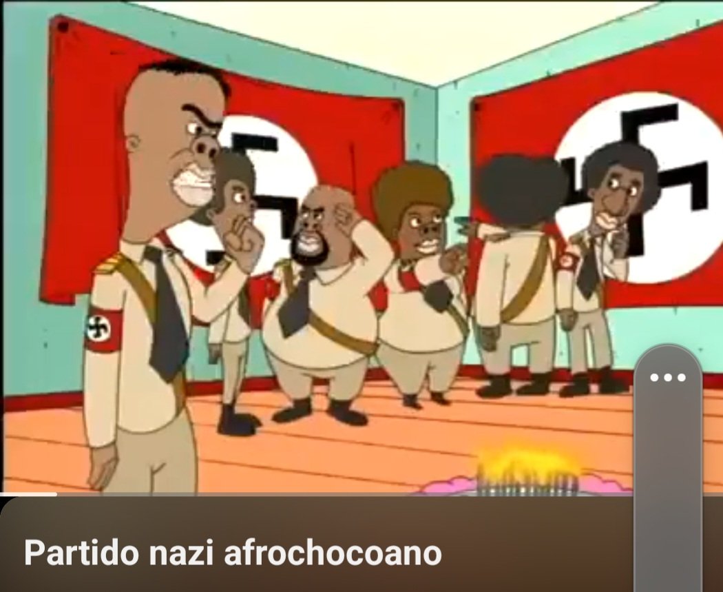 didierroja18412's tweet photo. @ColombiaOscura Cuando la realidad supera la ficción, se hizo real el capitulo del profesor super O "partido Nazi Afro Chocoano" País Meme. https://t.co/u5KnVy3j9t