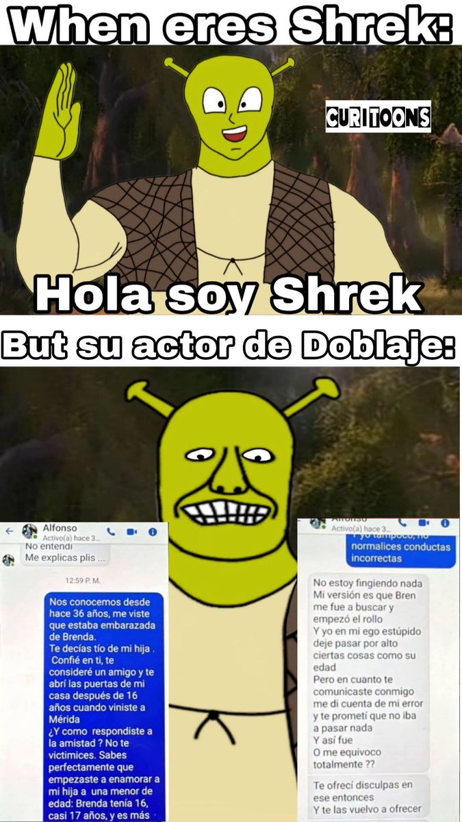 lavilla_enzo's tweet photo. Entonces resultar que Obregon si era mrd... Totalmente merecido su veto del doblaje (Y mas) https://t.co/h6PWO205E8