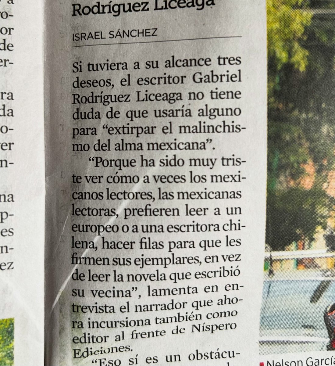 El_Neb's tweet photo. Salimos hoy en la sección Cultura del @Reforma hablando de Níspero Ediciones https://t.co/nT4CXj8ftC