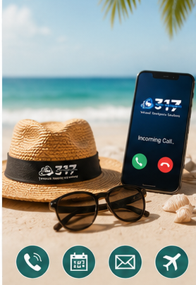317virtual's tweet photo. Working too much? Let us lighten the load.

☎️ Live call answering
📅 Appointment scheduling
📝 Message taking
✈️ Vacation phone coverage

Focus on growing your business—we'll handle the calls.

#NationalWorkaholicsDay #SmallBusiness #317VWS https://t.co/gG7P3TiHtw