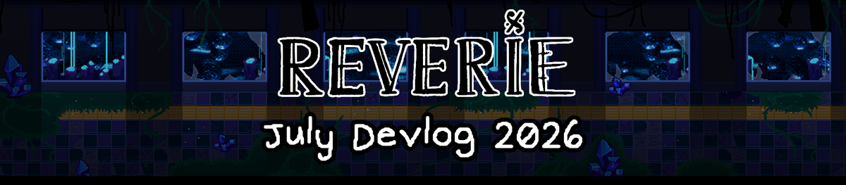 omorimodreverie's tweet photo. July 2026 Devlog

The last devlog for Chapter 5 has released!
Includes more work details and a music as usual. https://t.co/r4Jlac0Uu0