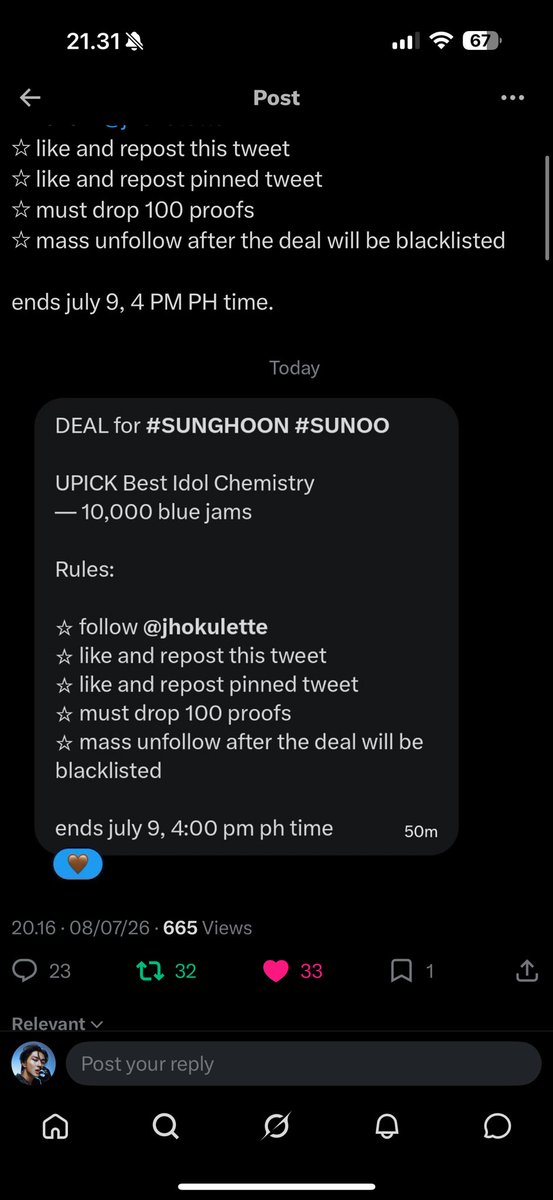 thatsoyjw's tweet photo. @dndhsieprk @jhokulette For #SUNGHOON #SUNOO https://t.co/0ip5RDsXgz