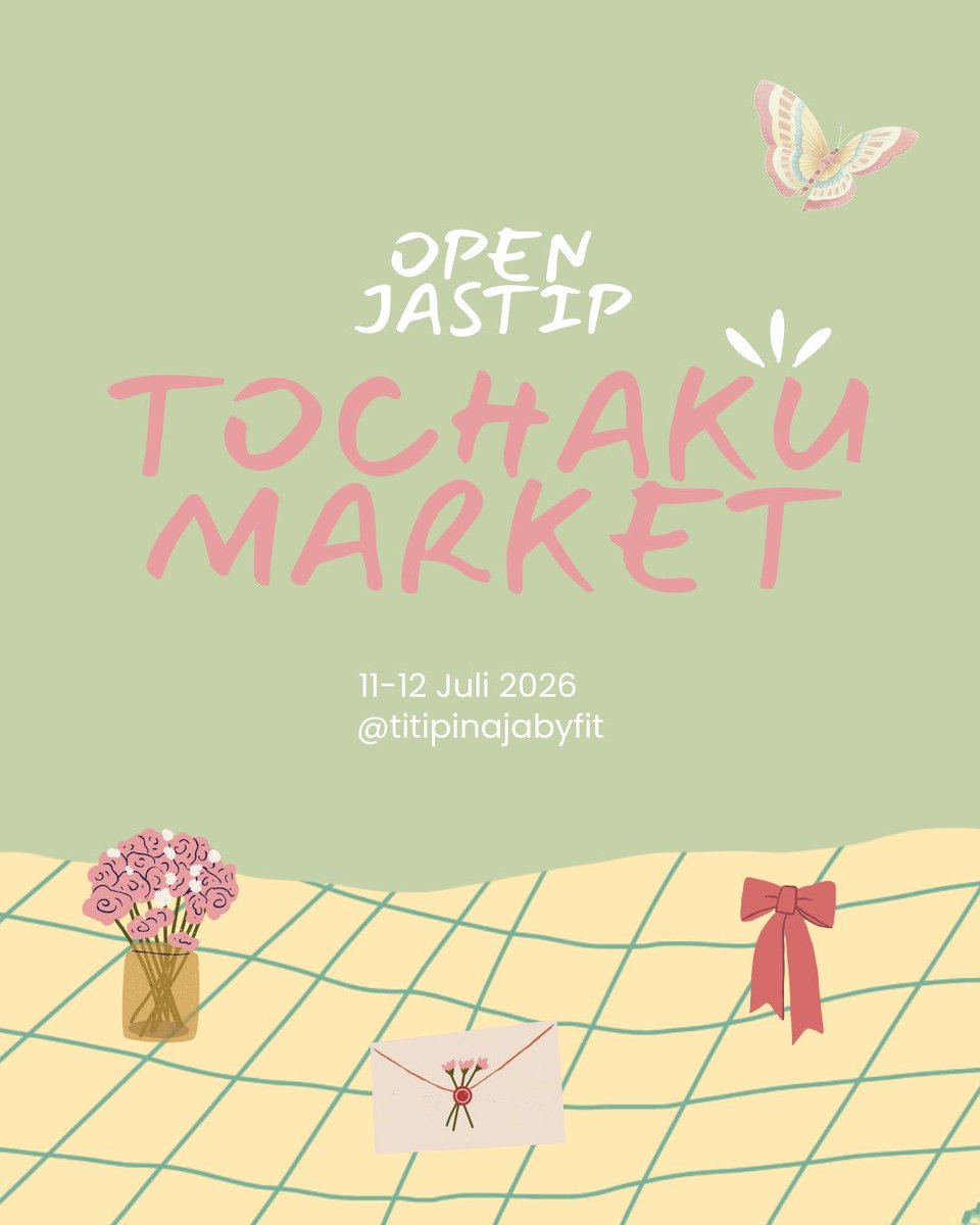 Fitrianmn's tweet photo. Guys aku open jastip tochaku market day 3&amp;4 ya, untuk feenya dijamin murcee. Soo bisa langsung dm ya kalau mau jasti or gabung wa grup buat live shoppingnya 🫶🏻
➡️ https://t.co/kCKQz9QOWT https://t.co/fAZ0z7q0r9