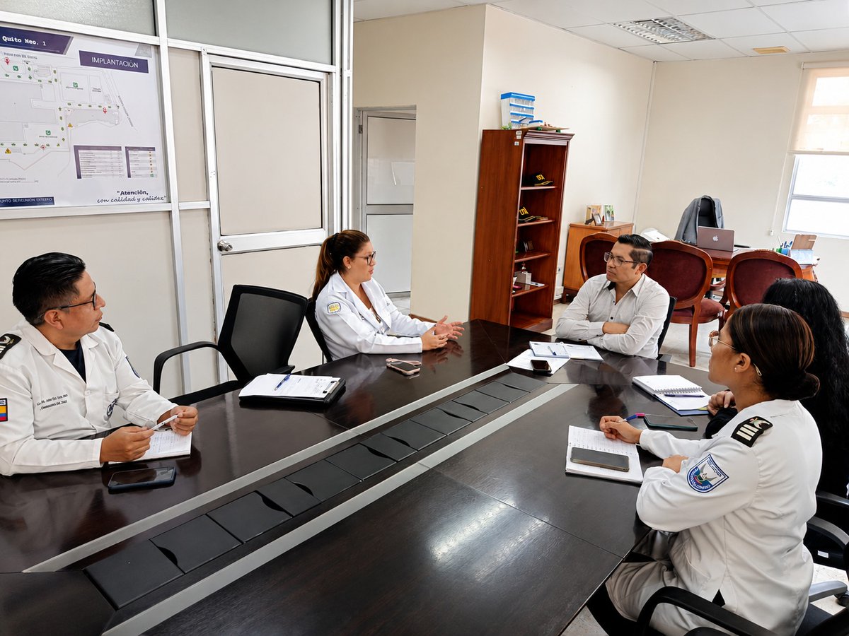 IndotEcuador's tweet photo. 🏥 Fortalecemos la articulación interinstitucional para generar más oportunidades de vida.
El #INDOT mantuvo en Quito una reunión de trabajo con el Hospital de la Policía N.° 1 para coordinar acciones que fortalezcan los procesos de donación y trasplante, promoviendo la aplicación de protocolos, la identificación oportuna de potenciales donantes y la mejora continua de la actividad trasplantológica.
🫱🏽🫲🏾 El trabajo conjunto fortalece el Sistema Nacional Integrado de Donación y Trasplantes y amplía las oportunidades de acceso a un trasplante para quienes esperan una segunda oportunidad de vida. 🫶🏽🌱