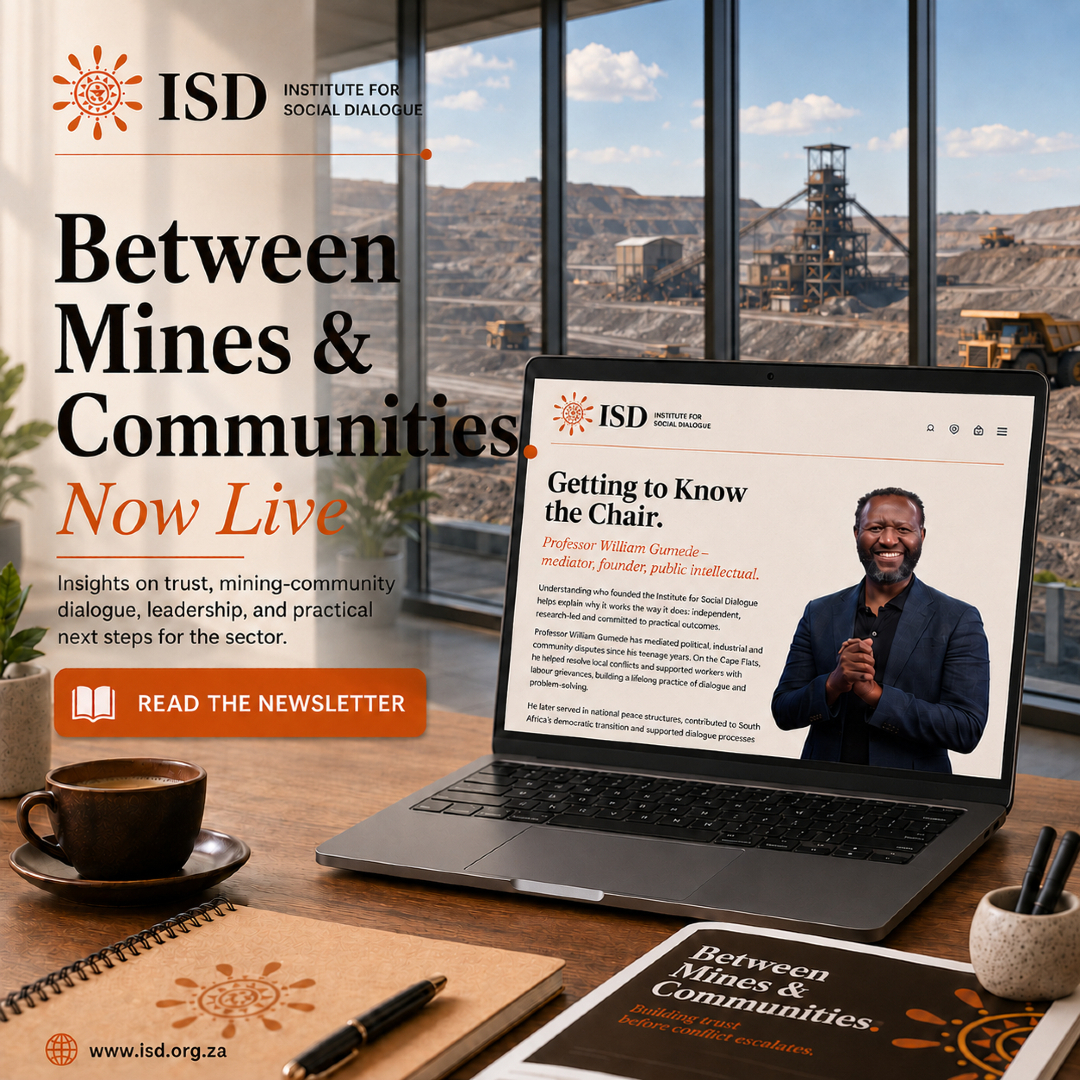 ISD_RSA's tweet photo. Between Mines &amp; Communnity brings together evidence, field insight and institutional perspective to help mining companies and communities.

Building Trust Between Mines &amp; Communities.

Full Newsletter here: https://t.co/grTUNEN0tq

Visit: https://t.co/z8FRoef8ER https://t.co/Ow56WA00re