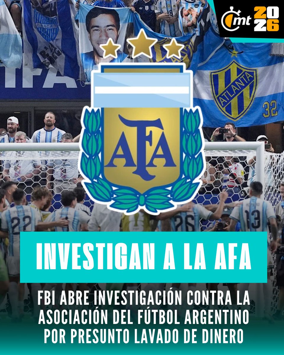 mediotiempo's tweet photo. ¡EL FBI SIGUE DE CERCA LAS ACCIONES DE LA AFA! 😳🇦🇷

La investigación, publicada por el diario argentino La Nación, detalla que el FBI quiere comprender cómo el organismo presidido por Claudio 'Chiqui' Tapia operó y canalizó cientos de millones de dólares a través de sus sistema financiero

La investigación está siendo dirigida por tres fiscales estadounidenses: Patrick Gushue, Christopher Ting y Michael Berger, quienes integran unidades de inteligencia financiera en Washington D.C. y Miami, Florida