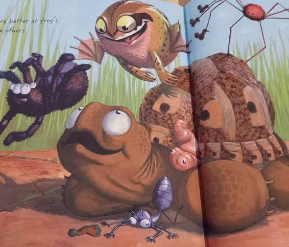 AlbertTortoise's tweet photo. NOT EVERYONE WAS GOOD AT FROG'S GAME... See more in #ALBERTthetortoise picturebook ALBERT AND THE POND. #AvailableNow 9 #ALBERT #picturebooks, 3 #BoardBooks & #ActivityBook https://t.co/sGYhBlFUhP
#tortoise #frog #spider #illustration #oilpainting #storytime #bookseries #ant https://t.co/AcY5ynrND4