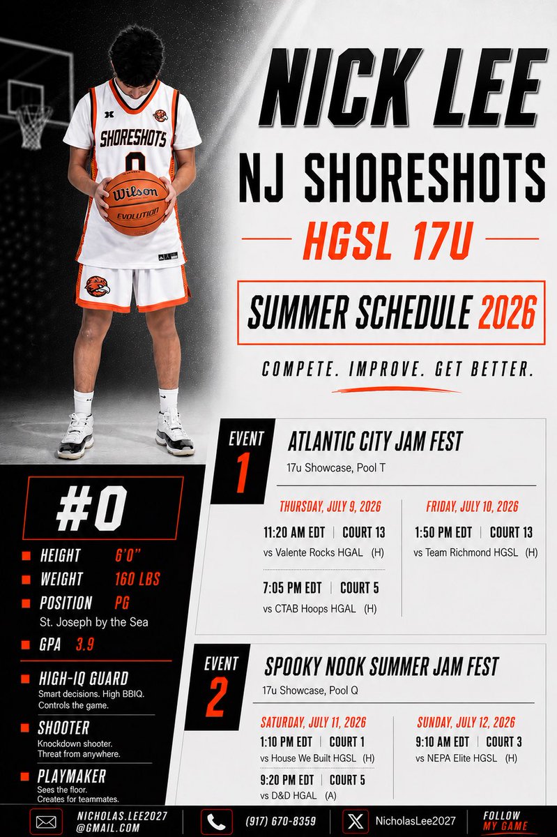 NLee2027's tweet photo. Hoop Group Live Periods Schedule with @NJShoreshotBoys HGSL 17s this week in AC and Spooky Nook. @coachjgriff1 @Coach_Palazzi @TheHoopGroup https://t.co/LZfWsn1i1z